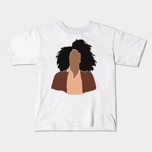 Black African Woman Kids T-Shirt